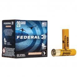 Federal Speed-Shok, 20 Gauge, 3", #2, 7/8 oz, Steel Shot, 25rd