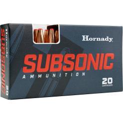 Hornady Subsonic, 350 Legend, 250 Grain, Sub-X, 20rd